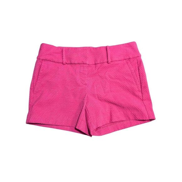 Banana Republic Hot Pink Shorts Zip Front and Pockets Women's Size 2P - Picture 1 of 5